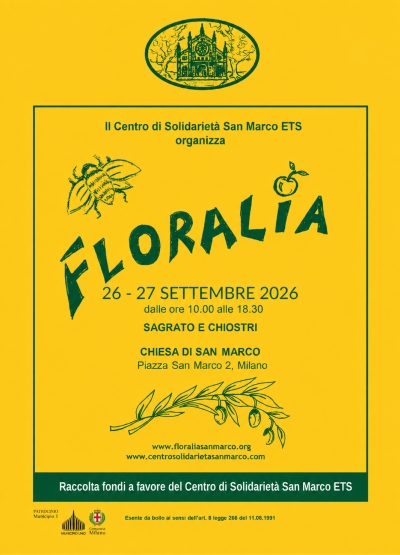 FLORALIA 26-27 SETTEMBRE P.V.